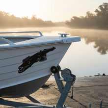 Load image into Gallery viewer, Tinnie Boat Ramp flatheat decal silhouette