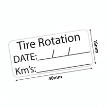 Load image into Gallery viewer, Tire rotation measurements - 40x18mm