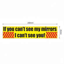 Load image into Gallery viewer, Truck mirror size