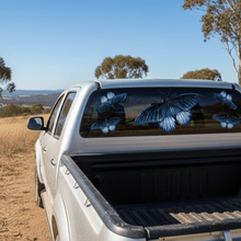 Load image into Gallery viewer, Ute rear window blue butterfly