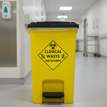Load image into Gallery viewer, Yellow Medical Waste Bin