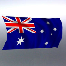 Load image into Gallery viewer, Waving Australia flag sticker aussie Straya Vinyl