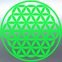Load image into Gallery viewer, Sacred geometry golden circle of life window vinyl