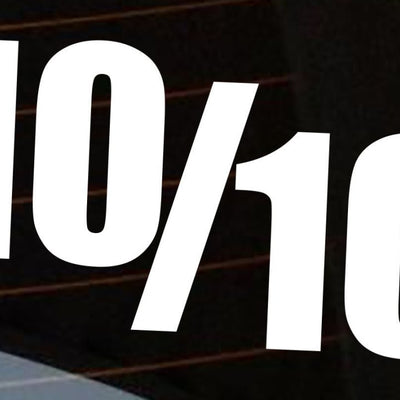 10/10 out of ten funny rocking the best ever car wall boat sticker JDM Style Ute