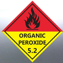 Load image into Gallery viewer, 150mm Organic Peroxide Decal Safety Material signa