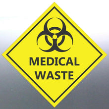 Load image into Gallery viewer, 150mm Medical waste Decal Safety Material yellow S