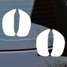 Load image into Gallery viewer, Pig Foot prints stickers vinyl cut Australian Animal design