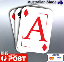 Load image into Gallery viewer, Ace Of Diamonds Vinyl cut Car boat Sticker 110 x 1