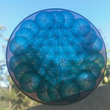 Load image into Gallery viewer, Sacred geometry 3D pyramids trippy clear vinyl Sti