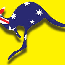 Load image into Gallery viewer, Australia Day Kangaroo Flag Straya Aboriginal Firs