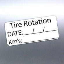 Load image into Gallery viewer, 10 stickers next Tire Rotation 40x18mm oil filter