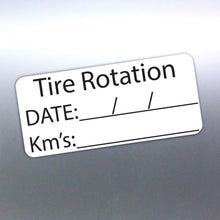 Load image into Gallery viewer, 10 stickers next Tire Rotation 40x18mm oil filter