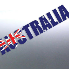 Load image into Gallery viewer, Australia word flag decal Pride Day Car 4x4 4wd sticker