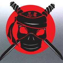 Load image into Gallery viewer, Ninja Red sun Japan Skull Swords import Turbo drif