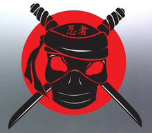 Load image into Gallery viewer, Ninja Red sun Japan Skull Swords import Turbo drif