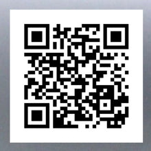Load image into Gallery viewer, QR Code sticker to link website or Facebook Page B