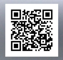 Load image into Gallery viewer, QR Code sticker to link website or Facebook Page B