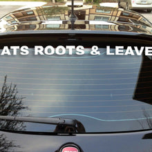 Load image into Gallery viewer, Eats roots and leaves decal vinyl cut wombat 1200