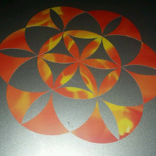 Load image into Gallery viewer, Sacred geometry fire flames Car vinyl Sticker 100Ã