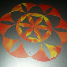 Load image into Gallery viewer, Sacred geometry fire flames Car vinyl Sticker 100Ã