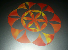 Load image into Gallery viewer, Sacred geometry fire flames Car vinyl Sticker 100Ã
