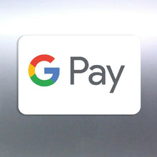 Load image into Gallery viewer, Google Pay available stickers 90x60mm Business pay