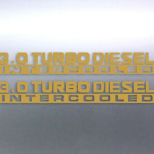 Load image into Gallery viewer, 2 x Gold 3.0 Turbo diesel Intercooled 500x65mm pat