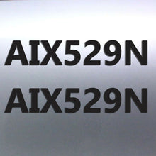Load image into Gallery viewer, 2 x Quality Boat Rego Vinyl Cut Sticker 150 mm hig