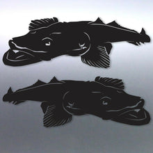 Load image into Gallery viewer, Mirrored pair of Flathead decals Vinyl cut Boat decal