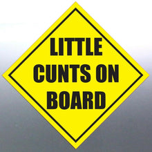 Load image into Gallery viewer, Little CU@ts on board sticker Sign vinyl cut baby