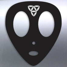 Load image into Gallery viewer, Alien head With Sacred Geometry Vinyl Sticker 120