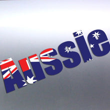 Load image into Gallery viewer, Aussie word sticker vinyl cut letter, Australian d