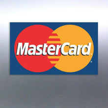 Load image into Gallery viewer, Mastercard available stickers 100x60mm Business pa