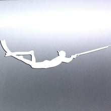 Load image into Gallery viewer, Spearfishing Spearo Vinyl cut Car Sticker 220ร105