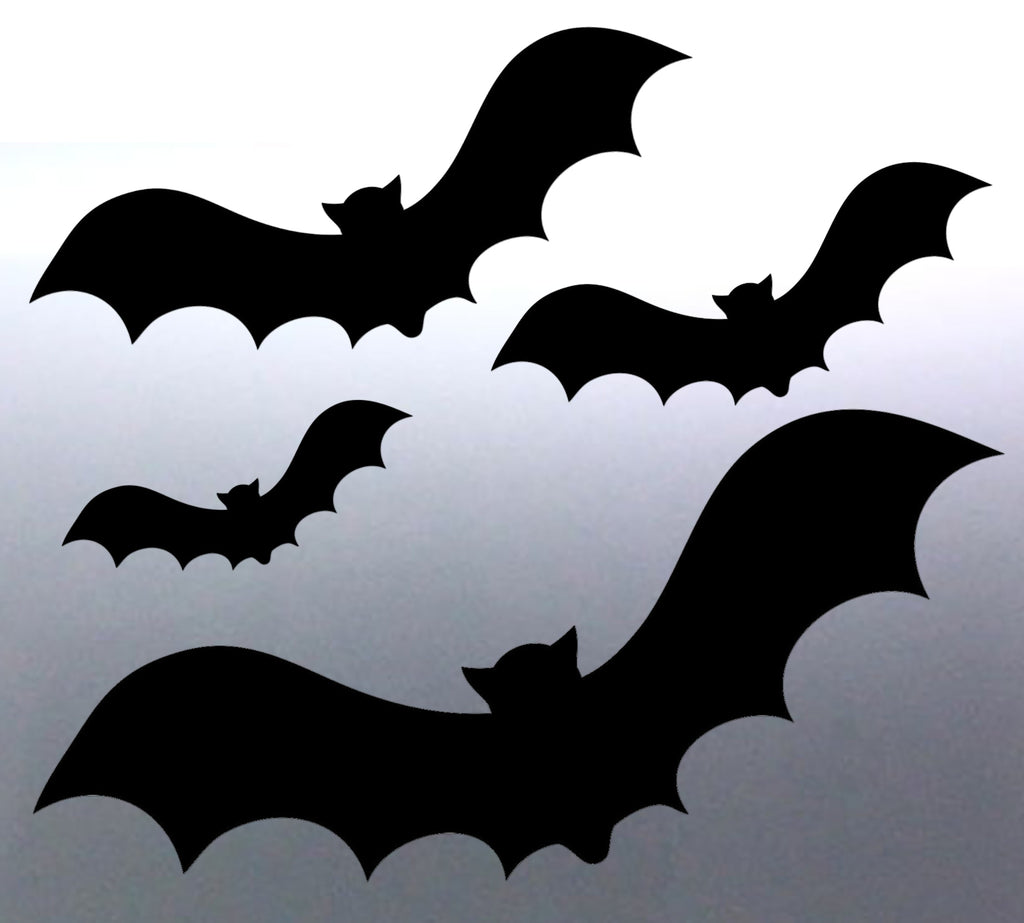 Spook Up Your Halloween with Bat Silhouette Stickers: Perfect for Cars and Windows! - Stick-Dat