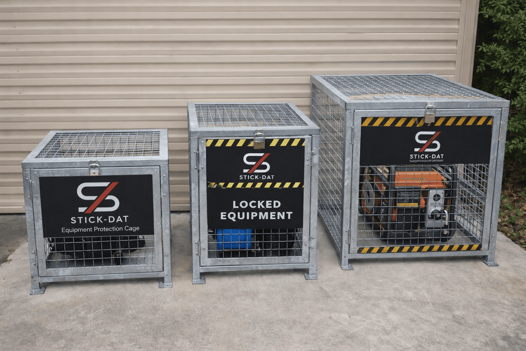Custom Lockable Protection Cages – Built to Suit Your Site, Not Just a Standard Size - Stick-Dat