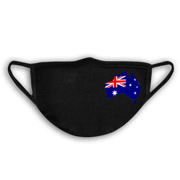 Australian flag face mask