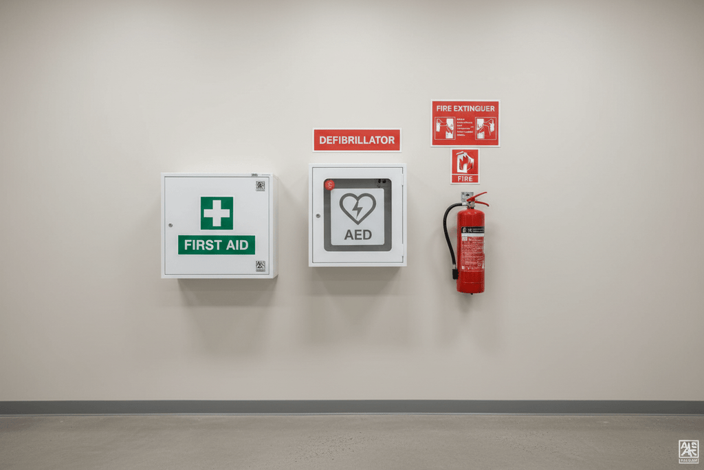 First Aid & Emergency Stickers in Australian Workplaces: What's Required and Where They Must Be Displayed - Stick-Dat