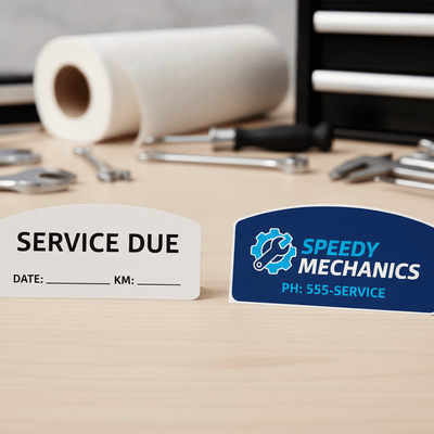 Custom Service Stickers vs Generic Service Stickers: Real Cost Comparison