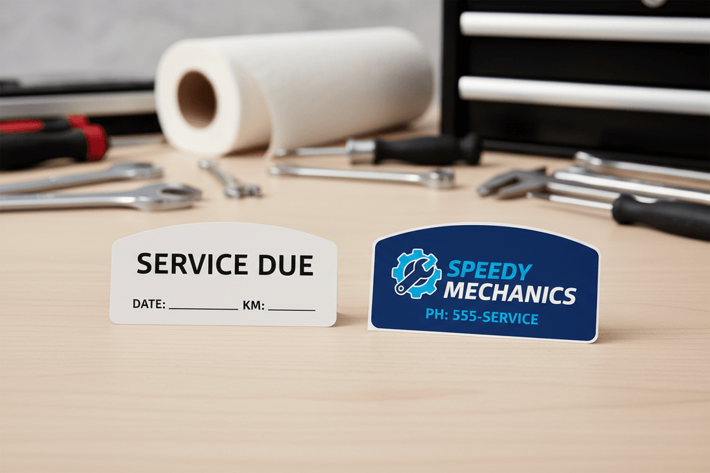 Custom Service Stickers vs Generic Service Stickers: Real Cost Comparison - Stick-Dat