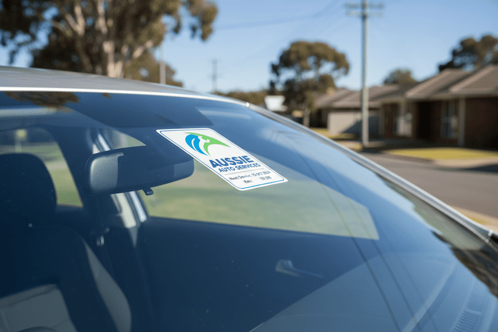 Double-Sided Service Due Stickers: Are They Worth It? (Australia Workshop Guide) - Stick-Dat