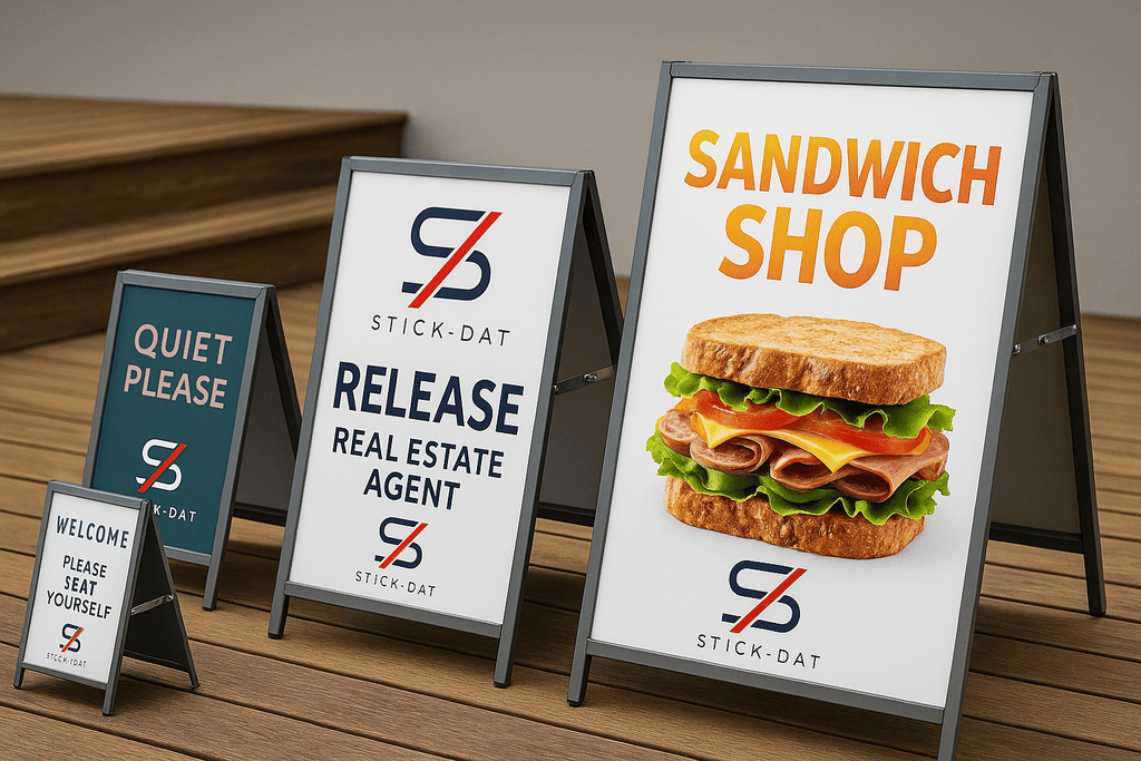 Why Australian-Made A-Frame Signs Are Worth It - Stick-Dat