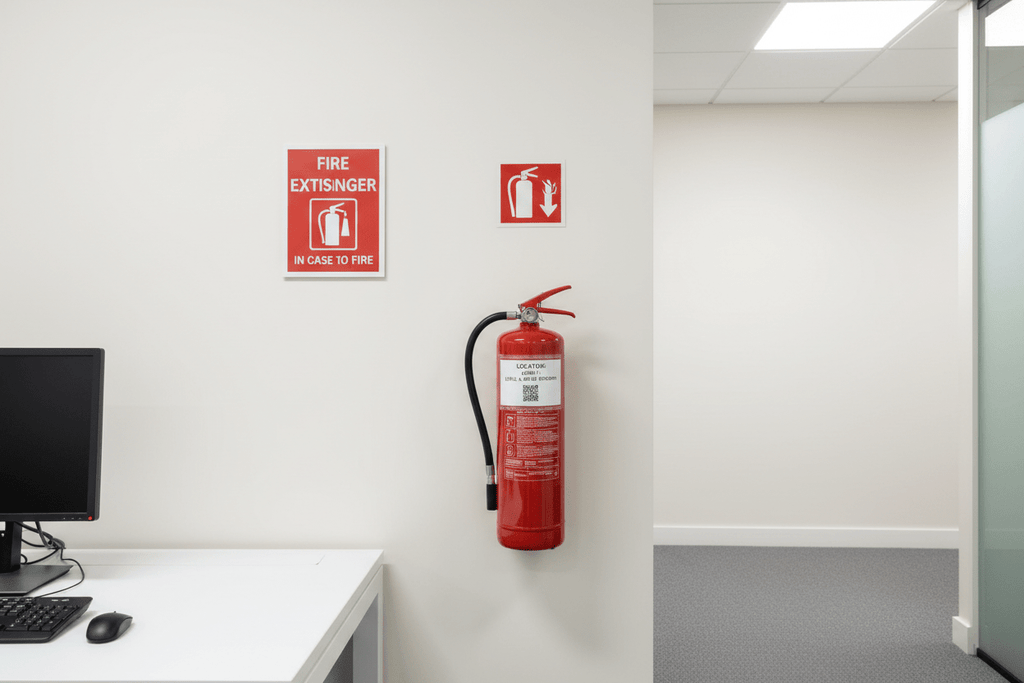Fire Safety Stickers & Extinguisher Labels: Australian Workplace Requirements - Stick-Dat