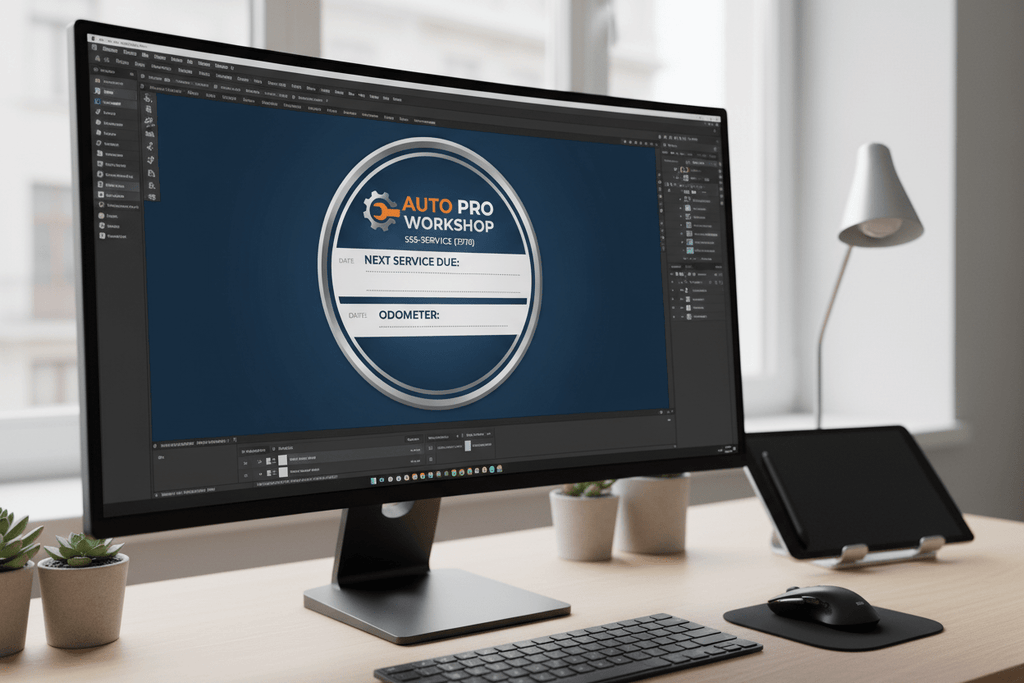 How To Design A Custom Service Due Sticker - Stick-Dat