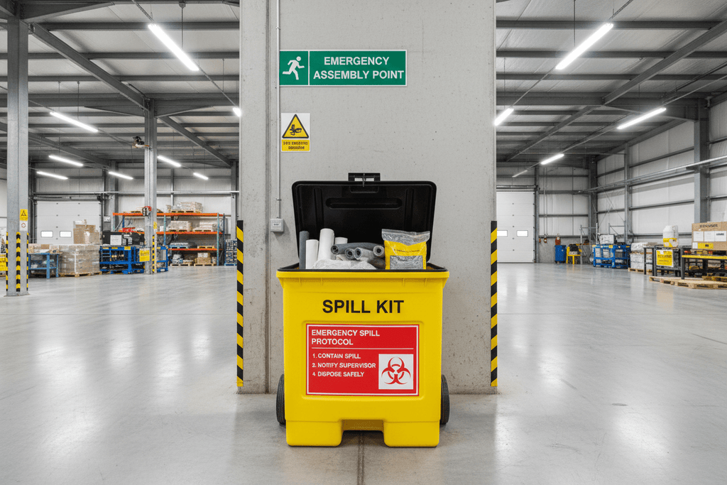 Spill Kit Stickers & Emergency Response Labels: What Australian Workplaces Need - Stick-Dat