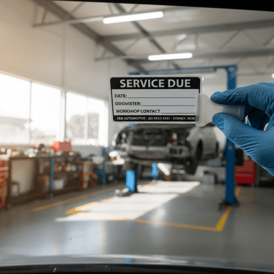 How Service Due Stickers Increase Repeat Customers for Mechanics