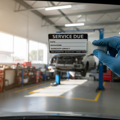 How Service Due Stickers Increase Repeat Customers for Mechanics