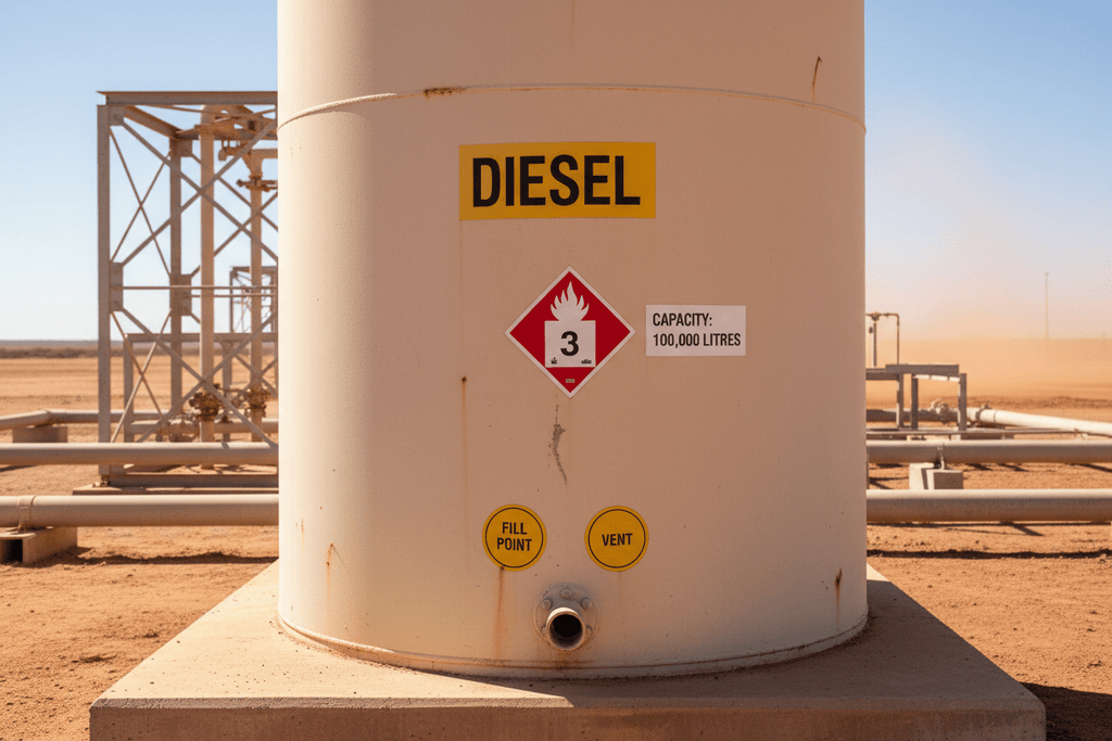 What Information Should Be Displayed On A Diesel Storage Tank? - Stick-Dat