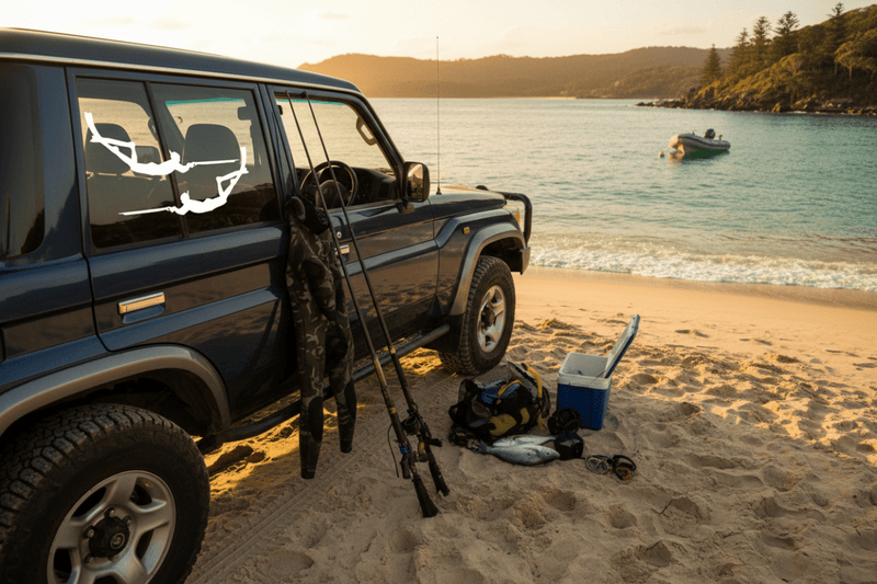4WD at Beach
