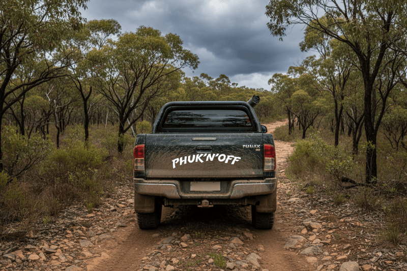4WD Bumper phuk n off decal